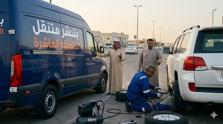 بنشر متنقل المنطقة العاشرة
