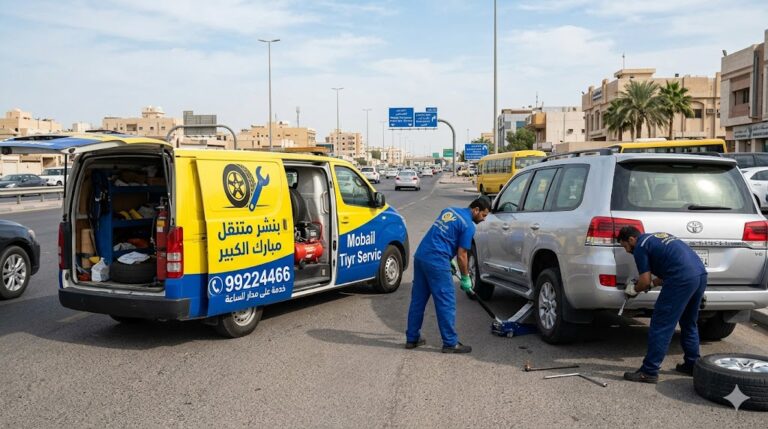 بنشر متنقل مبارك الكبير