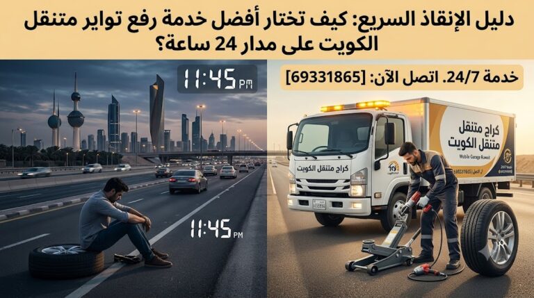 رفع تواير متنقل الكويت