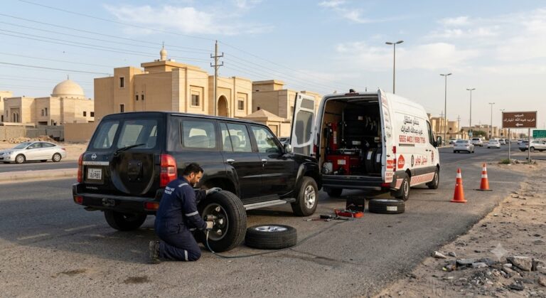 بنشر متنقل غرب عبدالله المبارك