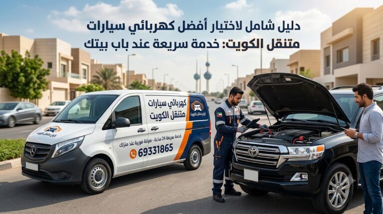 كهربائي سيارات متنقل الكويت